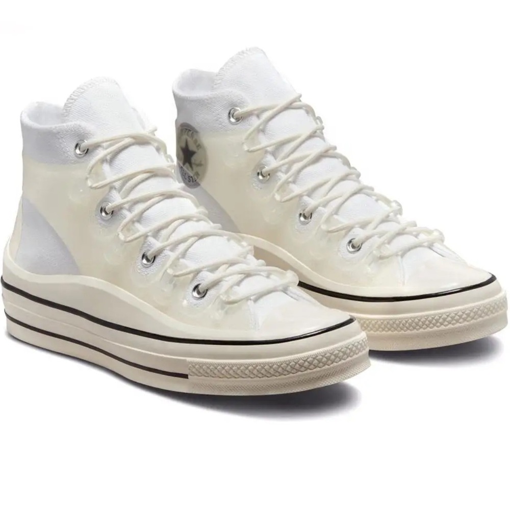 Converse Chuck 70 Utility Hi Shoes - White / Egret / Black